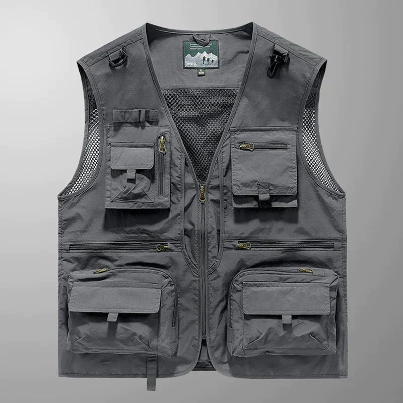 Mathias | Gilet cargo d’extérieur léger à poches multiples