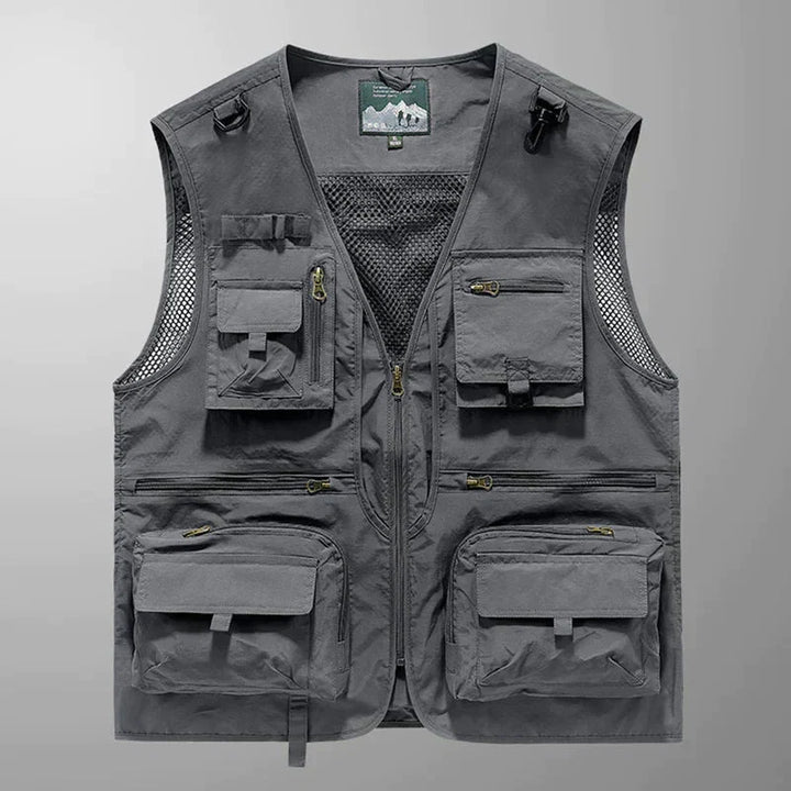 Mathias | Gilet cargo d’extérieur léger à poches multiples