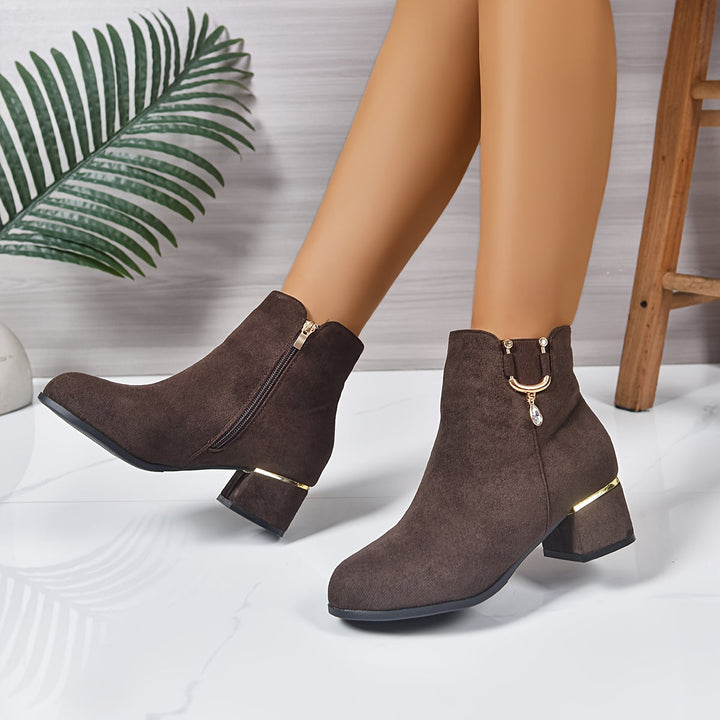 Hazel | Sophisticated and Stylish Suede Chelsea Ankle Boots