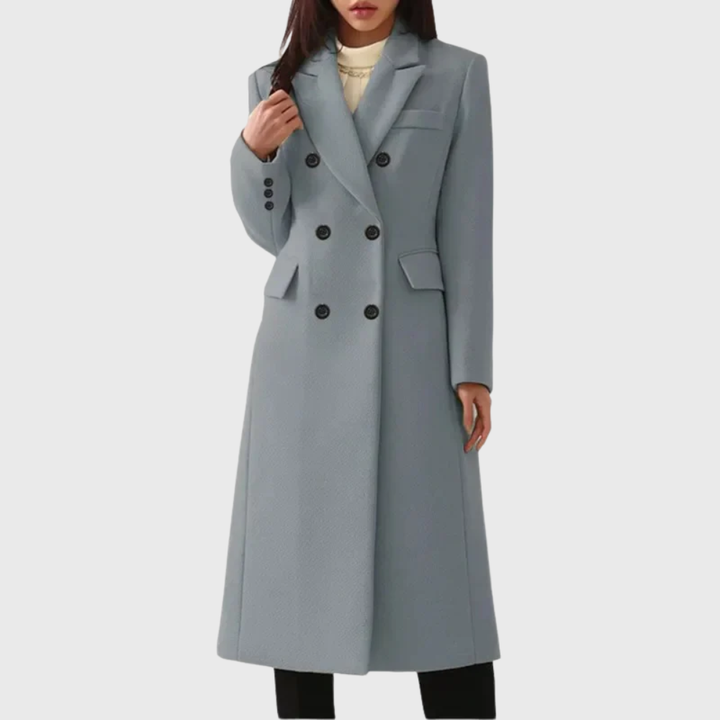 Andrea | Classic Wool Coat for Women – Timeless Elegance
