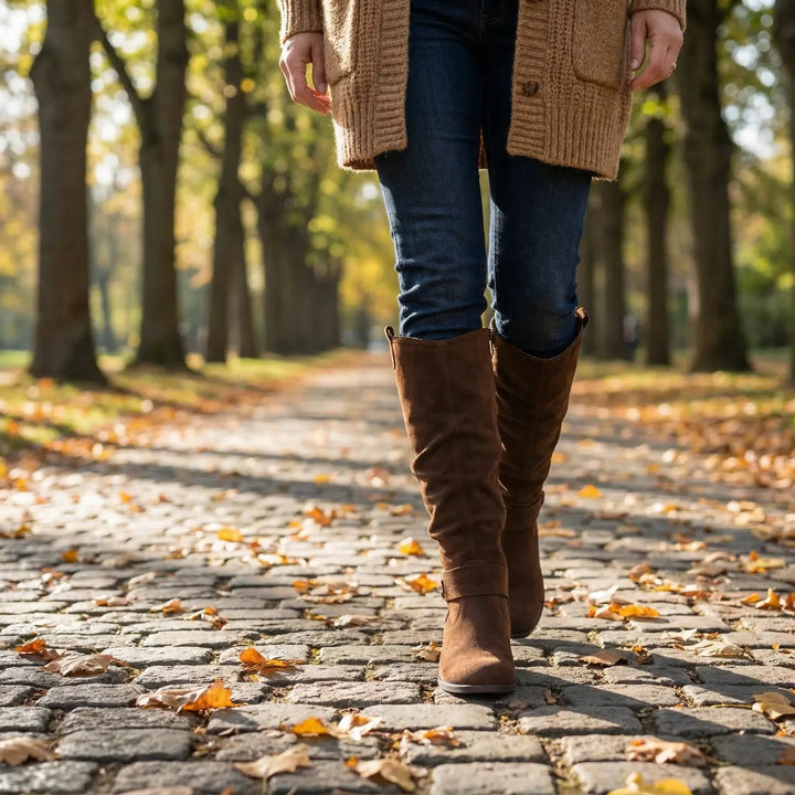 Freya | Chic And Comfortable Slouchy Knee High Boots