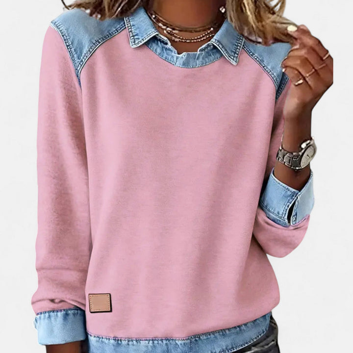 Luna | Modern And Comfortable Long-Sleeve Knit Sweatshirt
