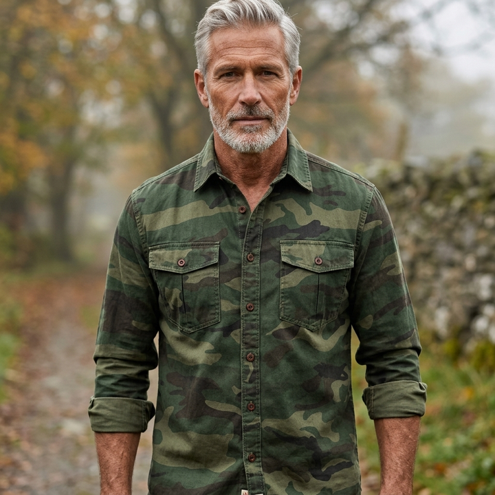 Brentford | Utility Button-Up Shirt for Men with Functional Design