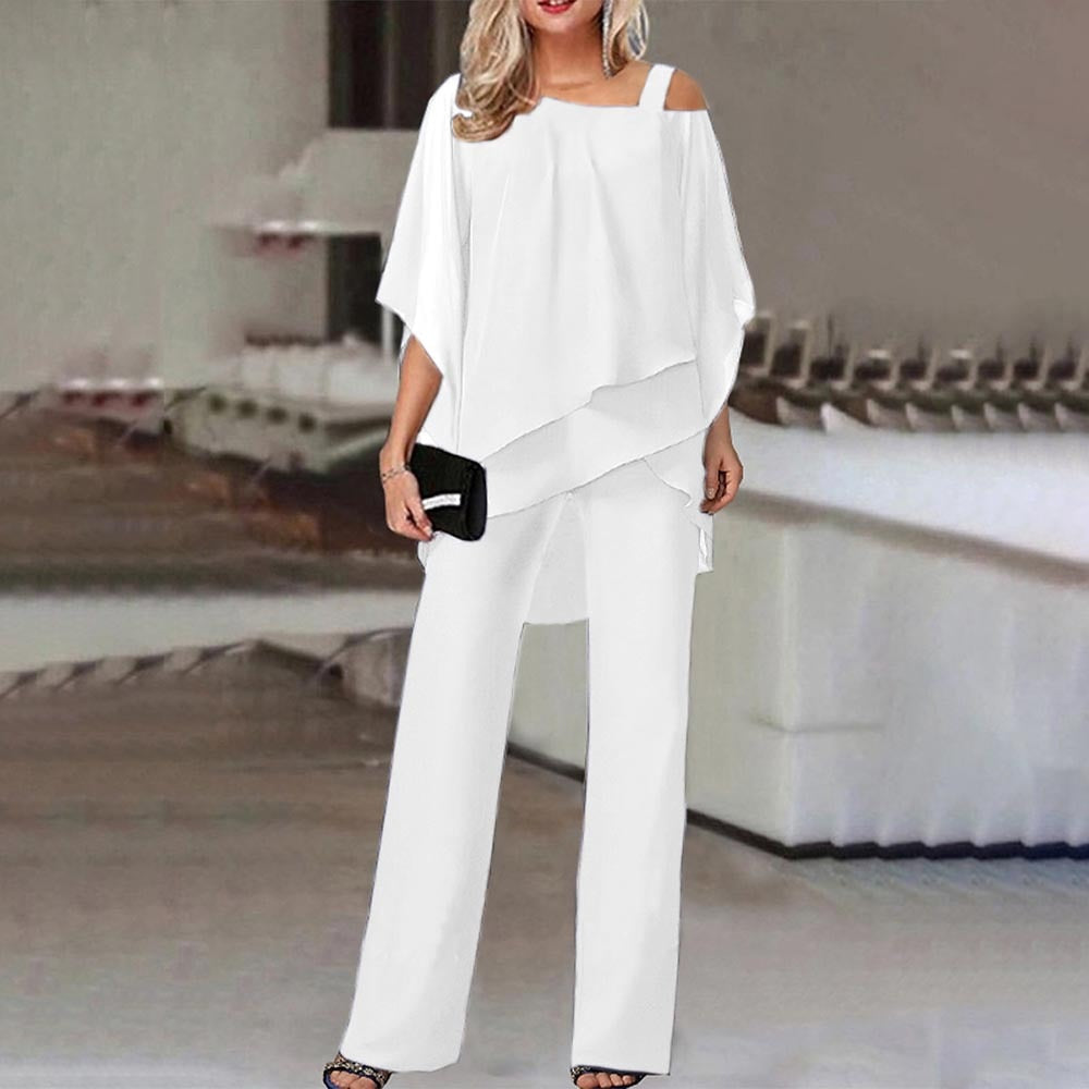 Clara | Elegant Cold Shoulder Two Piece Set
