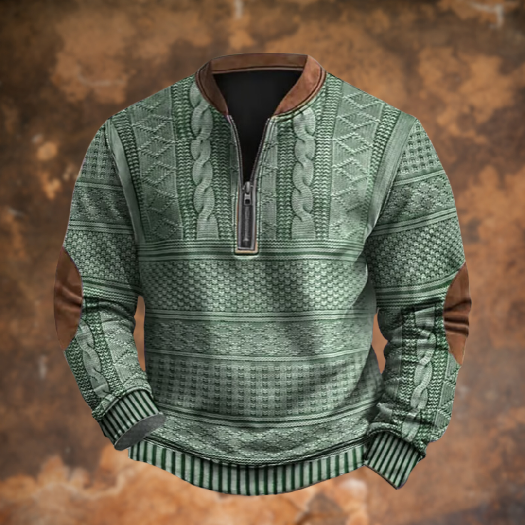 Levi | Pullover – Stylish Zip-Up Sweater for Everyday Wear
