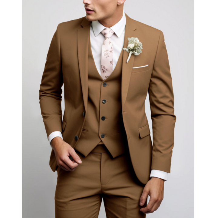 Brax | Wedding Guest Suit – Slim Fit 3-Piece Set for Men