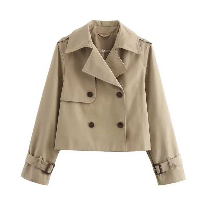 Luna | Comfortable And Elegant Cropped Trench Coat