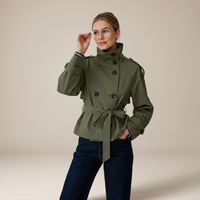 Julia | Classic and Versatile Belted Double-Breasted Trench Coat