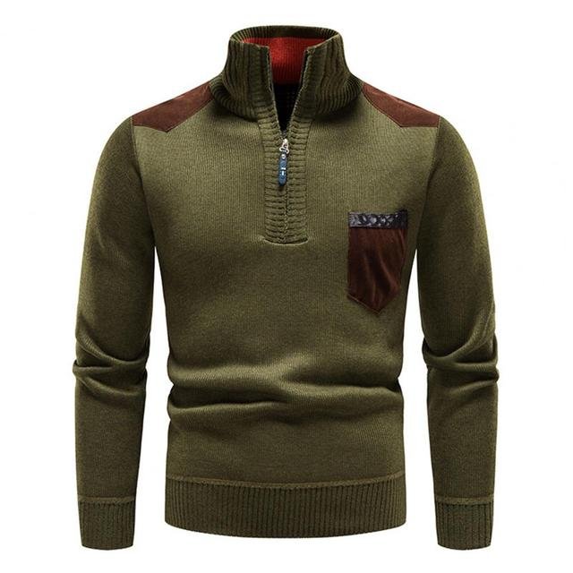 Wolcott | Wool Zip Sweater – Classic Warmth for Men