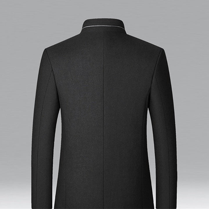 Gregory | Stand-Collar Overcoat – Timeless Style for Men