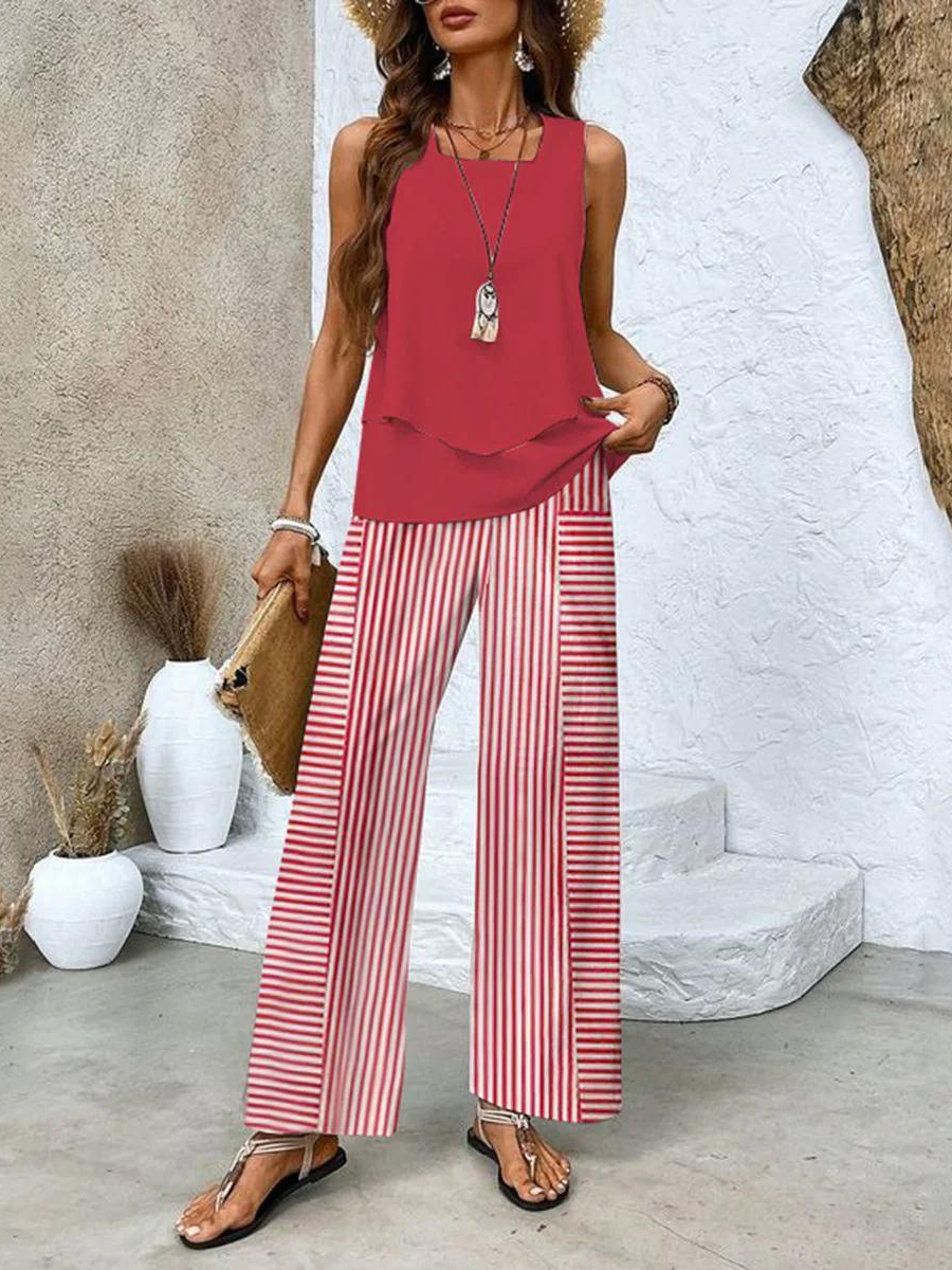 Olivia | Airy And Stylish Summer Two Piece Set
