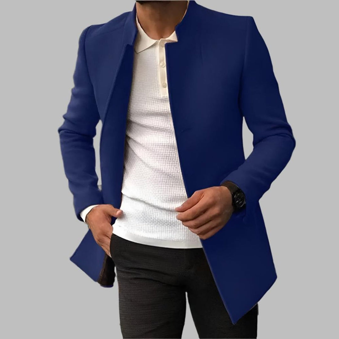 Matthias | Wool Coat – Elegant Slim-Fit Style for Men