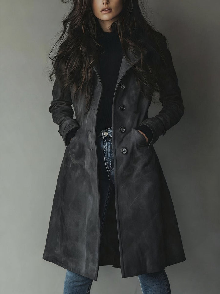 Eliana | Stylish And Elegant Longline Trench Coat