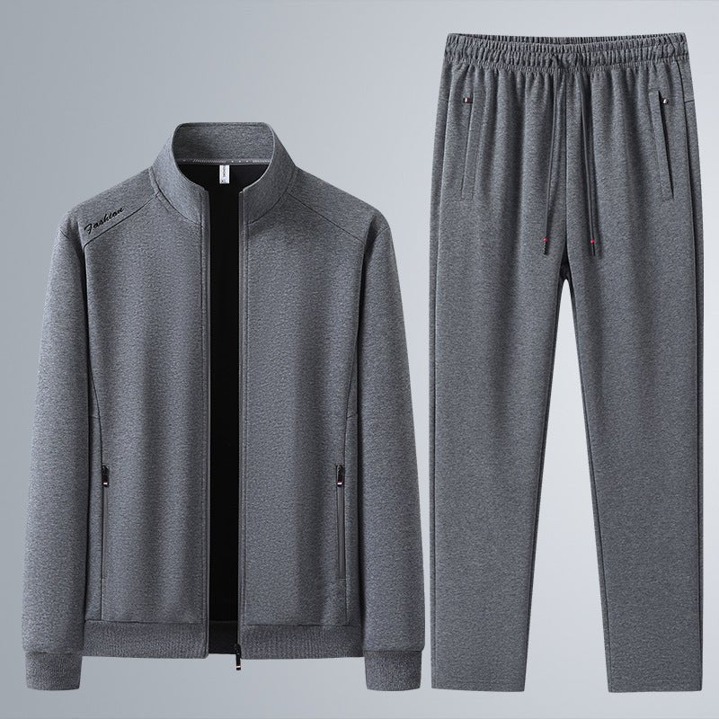 Flashwear | Sports Suit with Stand-Up Collar and Zipper for Men
