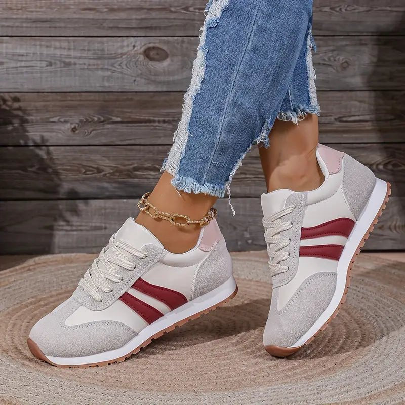 Camille | Lightweight And Casual Two Tone Orthopedic Sneakers