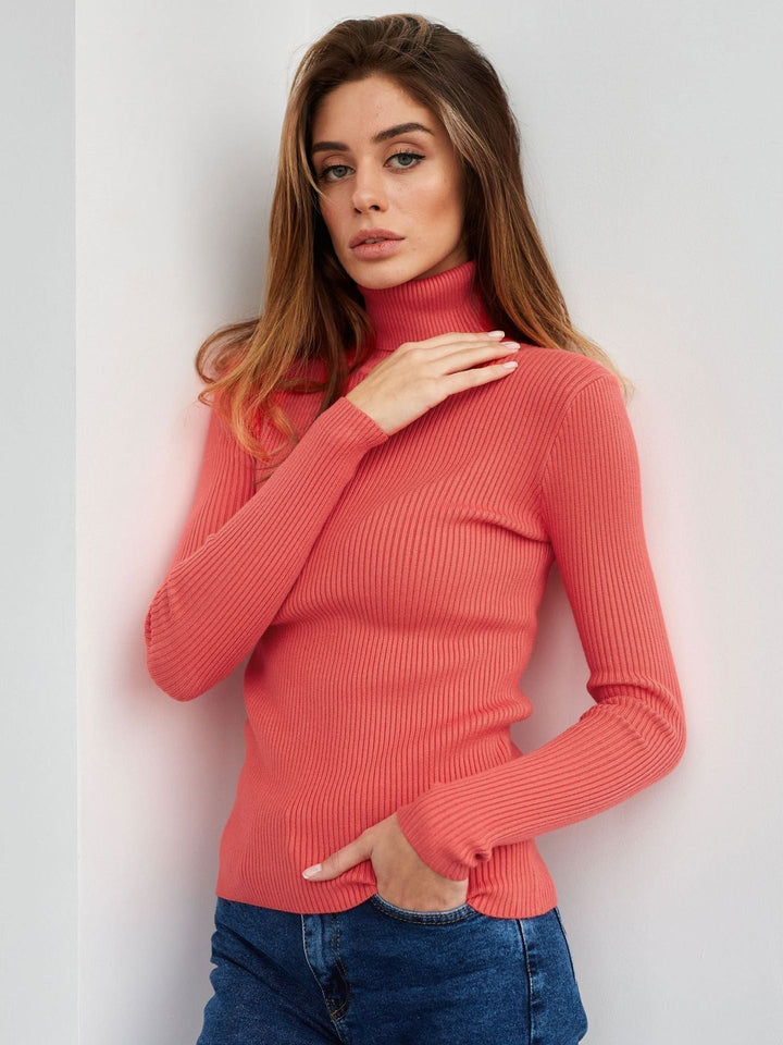 Jade | Classic Turtleneck Sweater – Versatile Cotton Style for Women