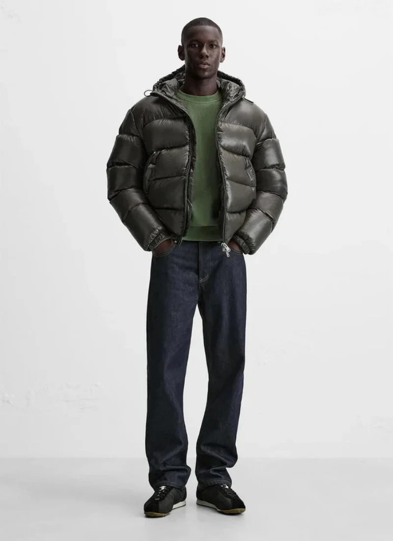 Apex | Puffer Jacket – Quilted Style with Warm Sherpa Lining for Men