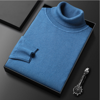 Lucas | Classic and Comfortable Cashmere Cotton Turtleneck Sweater