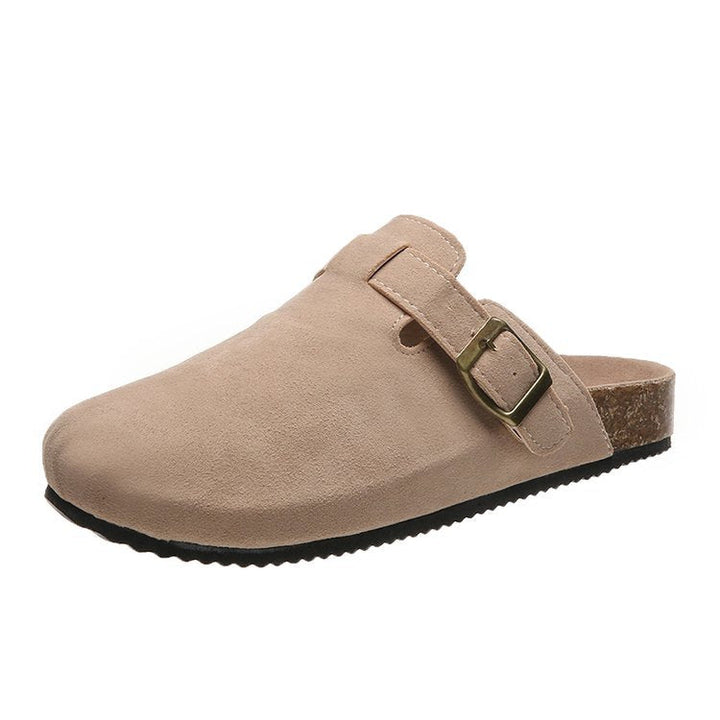 Amelia | Mule eleganti e confortevoli in pelle con fibbia