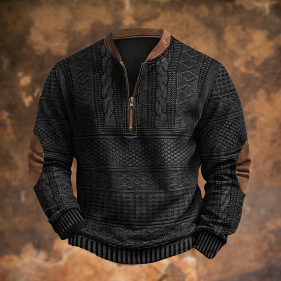 Levi | Pullover – Stylish Zip-Up Sweater for Everyday Wear