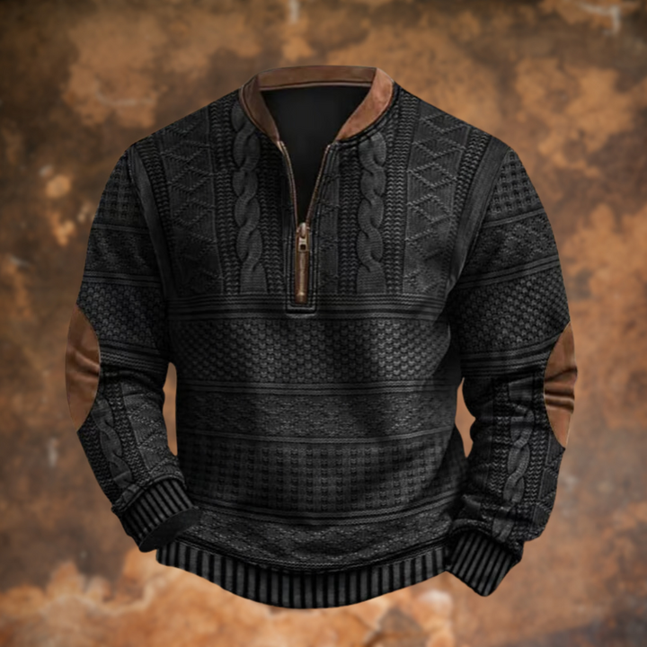 Levi | Pullover – Stylish Zip-Up Sweater for Everyday Wear