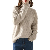 Amelia | Elegant And Cozy Premium Cashmere Turtleneck Sweater