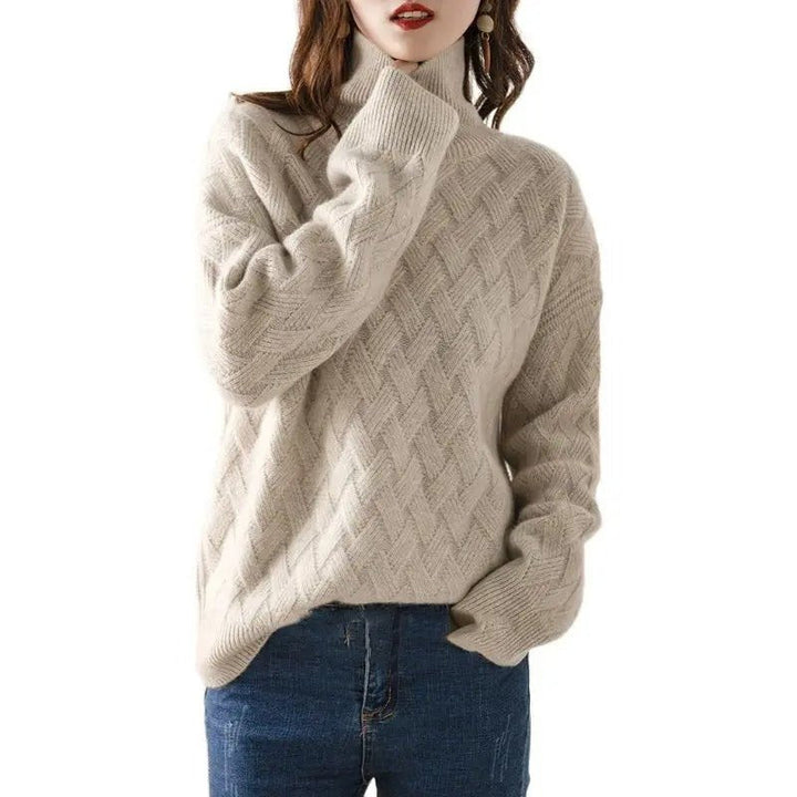 Charlotte | Cashmere Turtleneck Sweater for Women