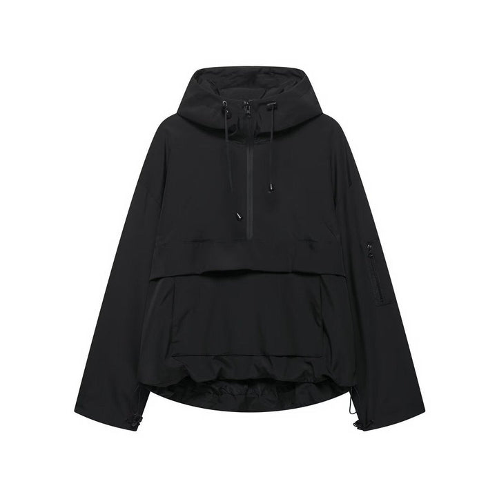 Elysia | Hooded Anorak Jacket – Wind-Resistant & Water-Repellent for Women