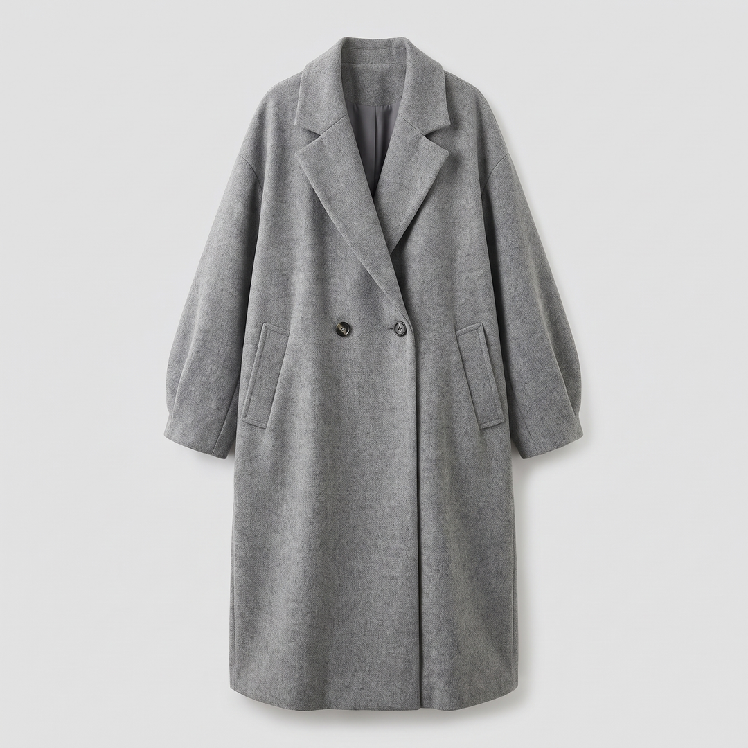 Harper | Winter Overcoat – Elegant Long Coat for Women