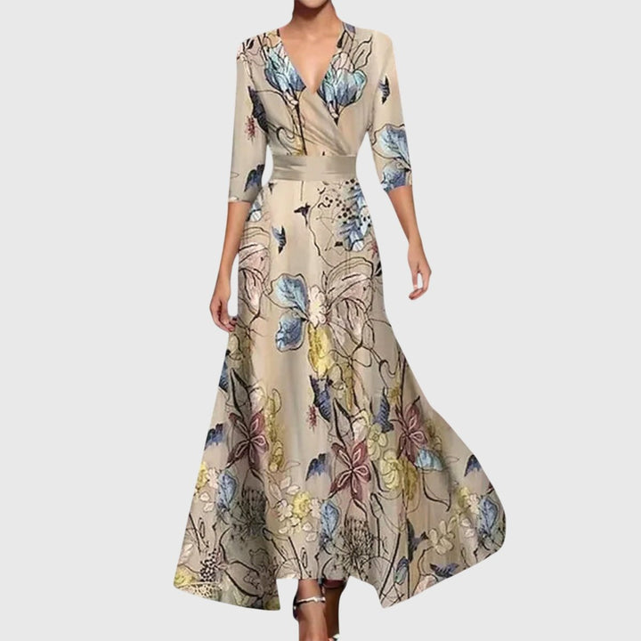 Seraphina | Elegant And Comfortable Long Sleeved Maxi Dress