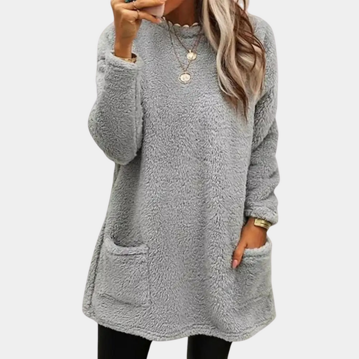 Chloe | Relaxed and Comfortable Women's Pocket Sweatshirt