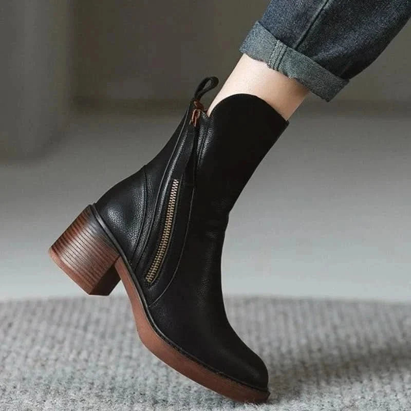Selene | Ankle Boots – Premium Leather Style for Women