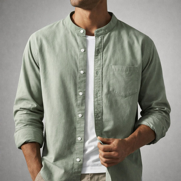 Riley | Casual Linen Shirt – Structured Design for Effortless Style