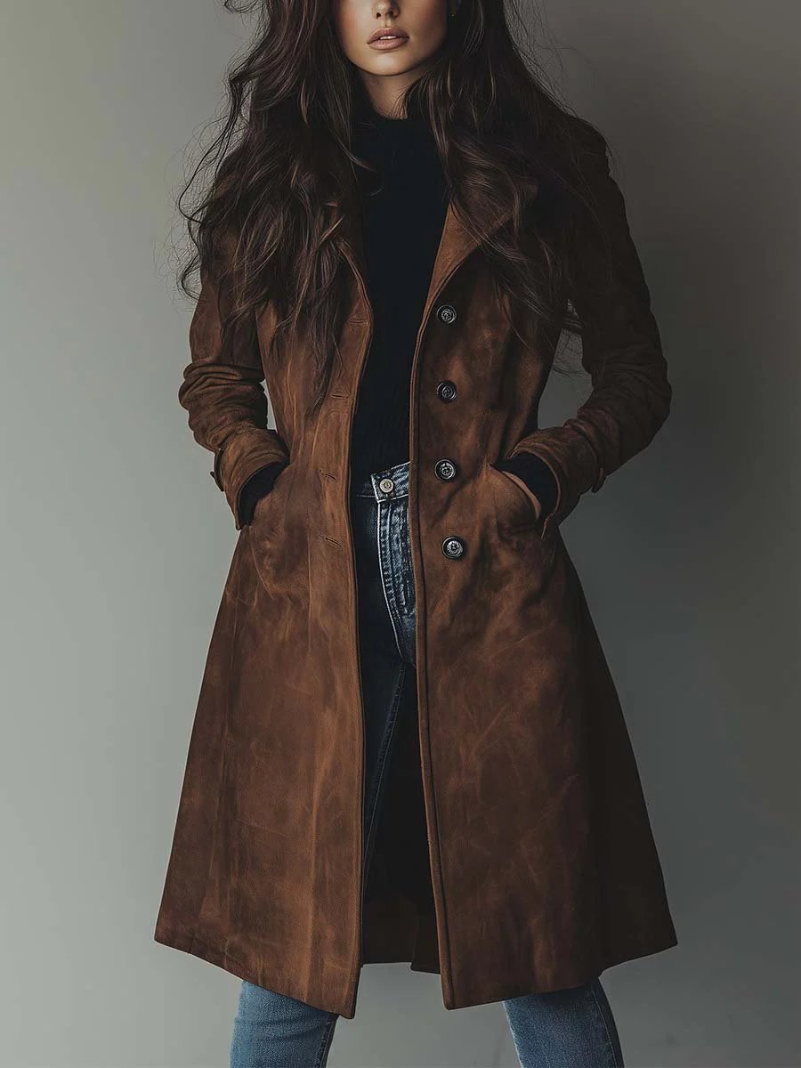Eliana | Stylish And Elegant Longline Trench Coat