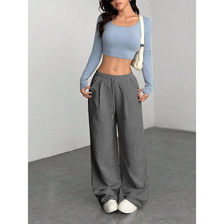 Georgina | Wide-Leg Pants – Relaxed Style for Everyday Wear