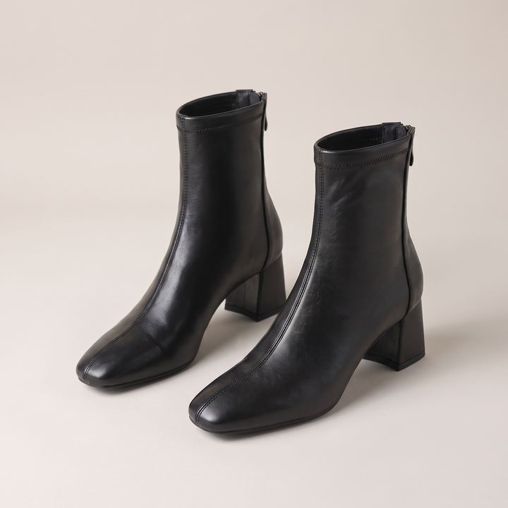 Rosalie | Leather Boots – Elegant Ankle Style for Women