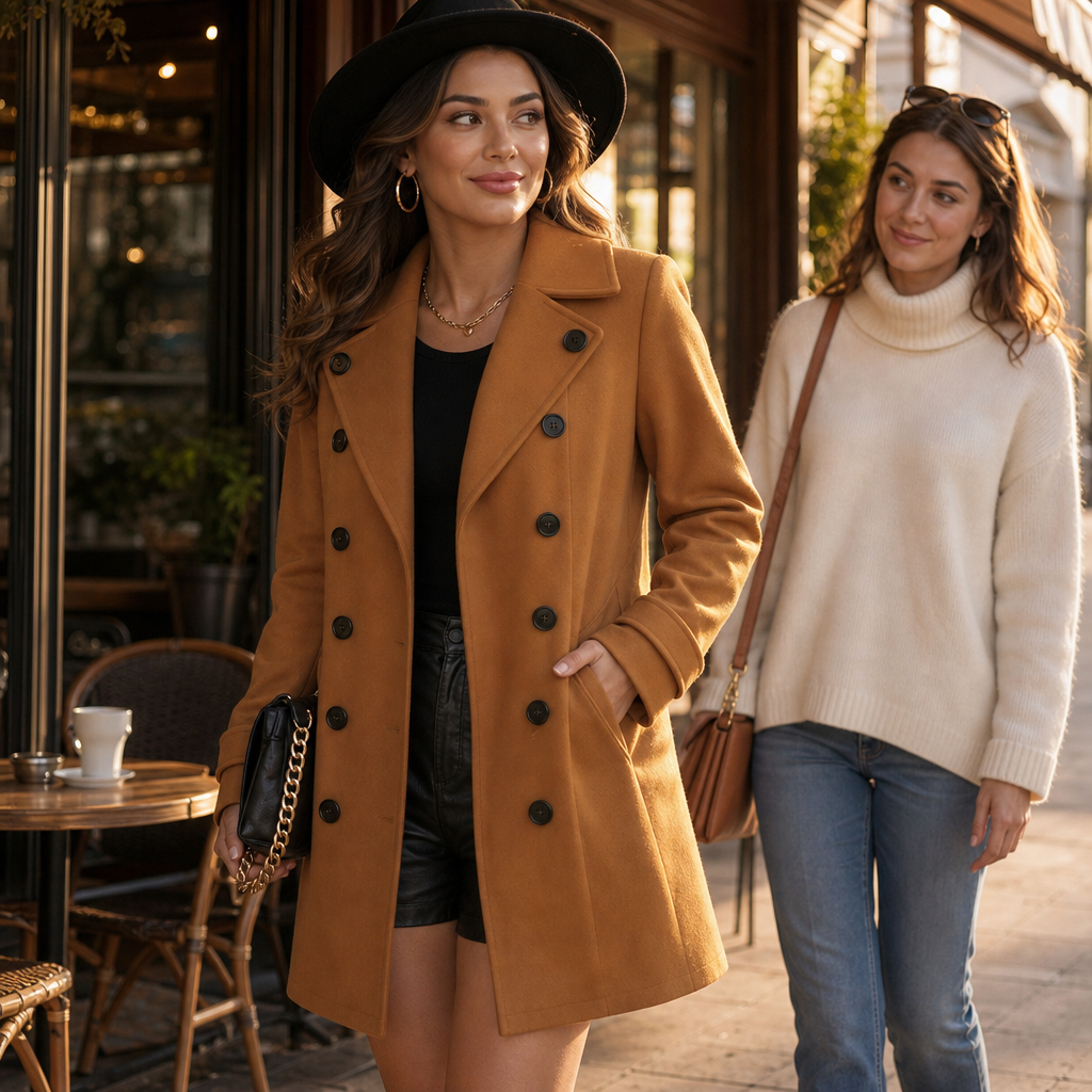 Overcoat & Co. | Relaxed Double-Breasted Wool-Blend Coat