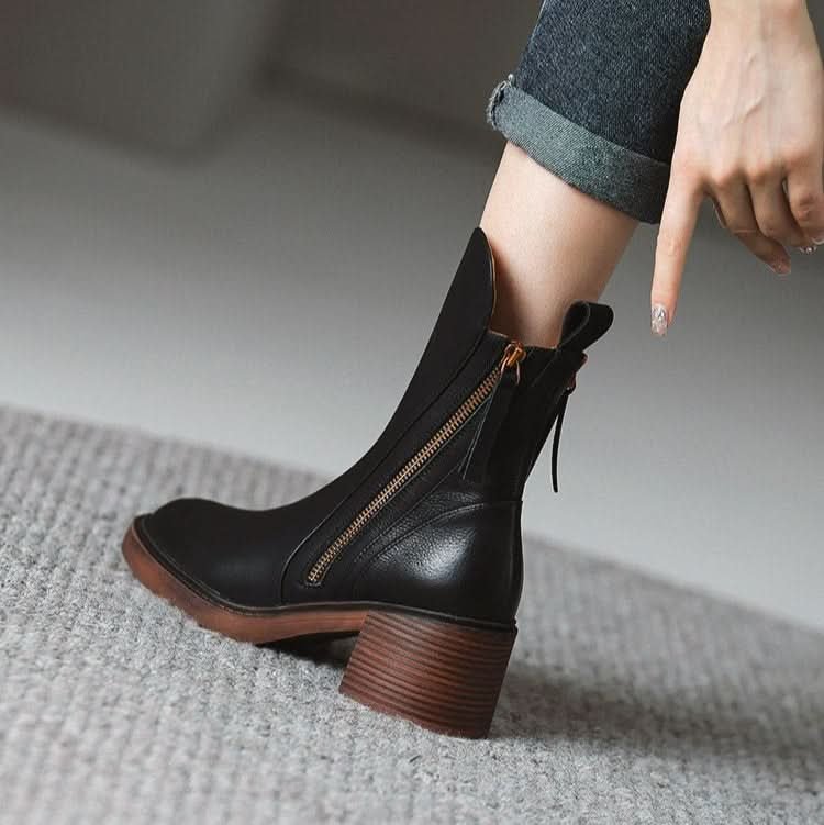 Selene | Ankle Boots – Premium Leather Style for Women