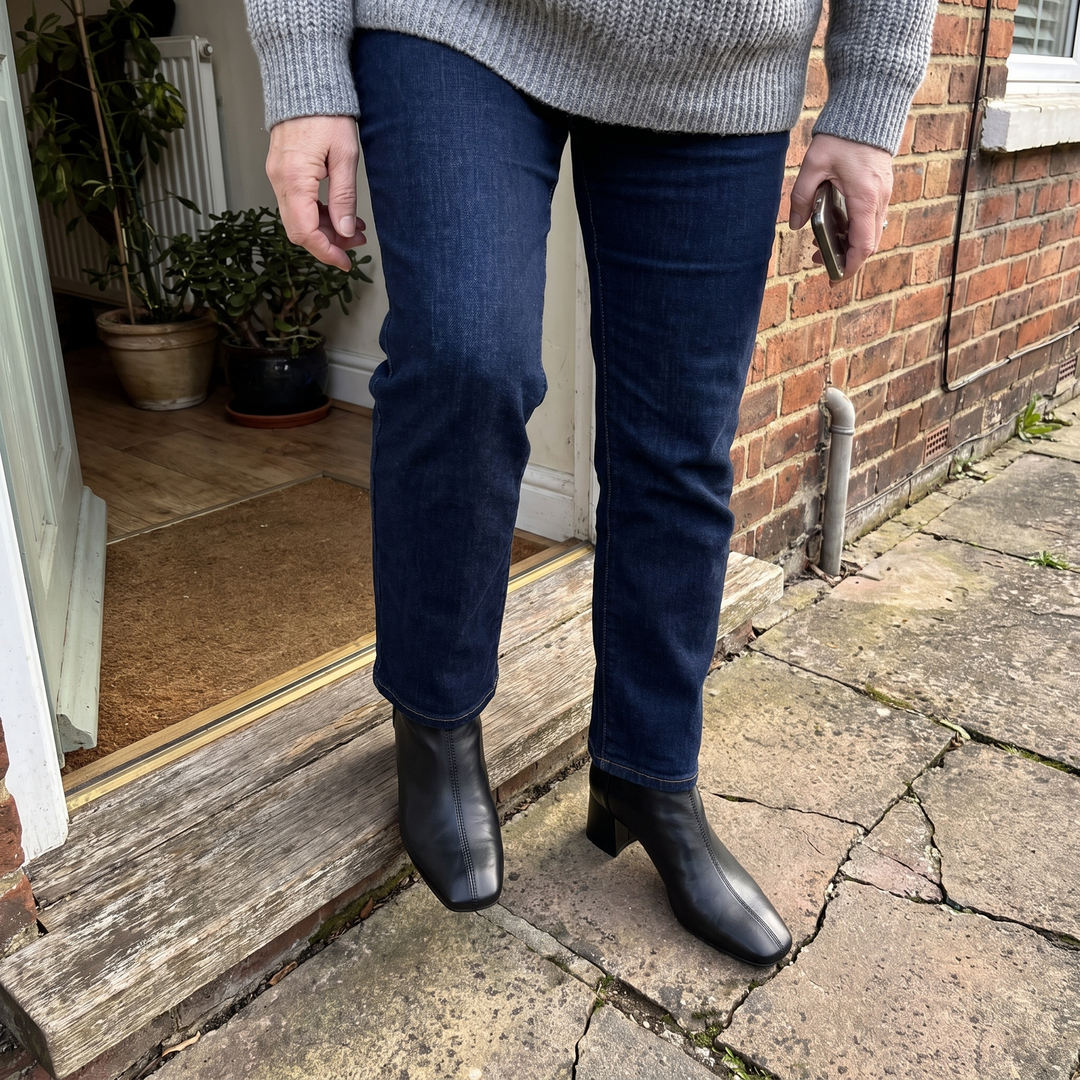 Rosalie | Leather Boots – Elegant Ankle Style for Women