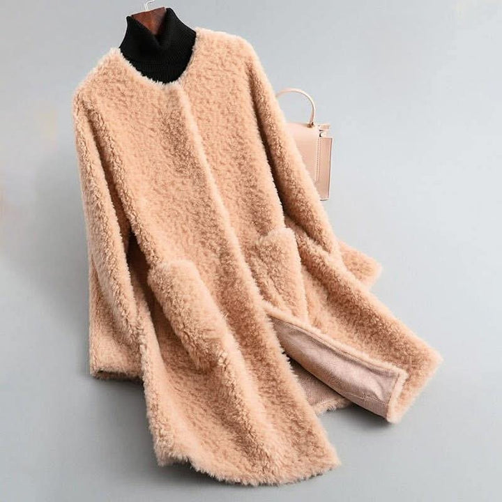 Hollmere | Shearling Coat – Luxurious Fluid Silhouette