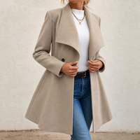 Isabella | Elegant and Flattering Women's A-Line Wool Blazer Coat