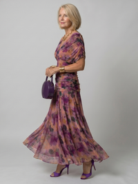 Clara | Feminine Off-Shoulder Midi Dress for Summer