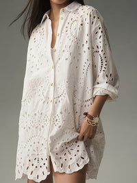 Sofia | Lightweight and Breathable Button Front Tunic Shirt