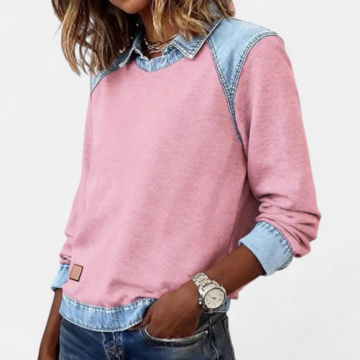 Luna | Modern And Comfortable Long-Sleeve Knit Sweatshirt