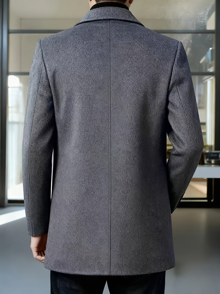 Gerard | Single-Breasted Overcoat – Timeless Style for Men