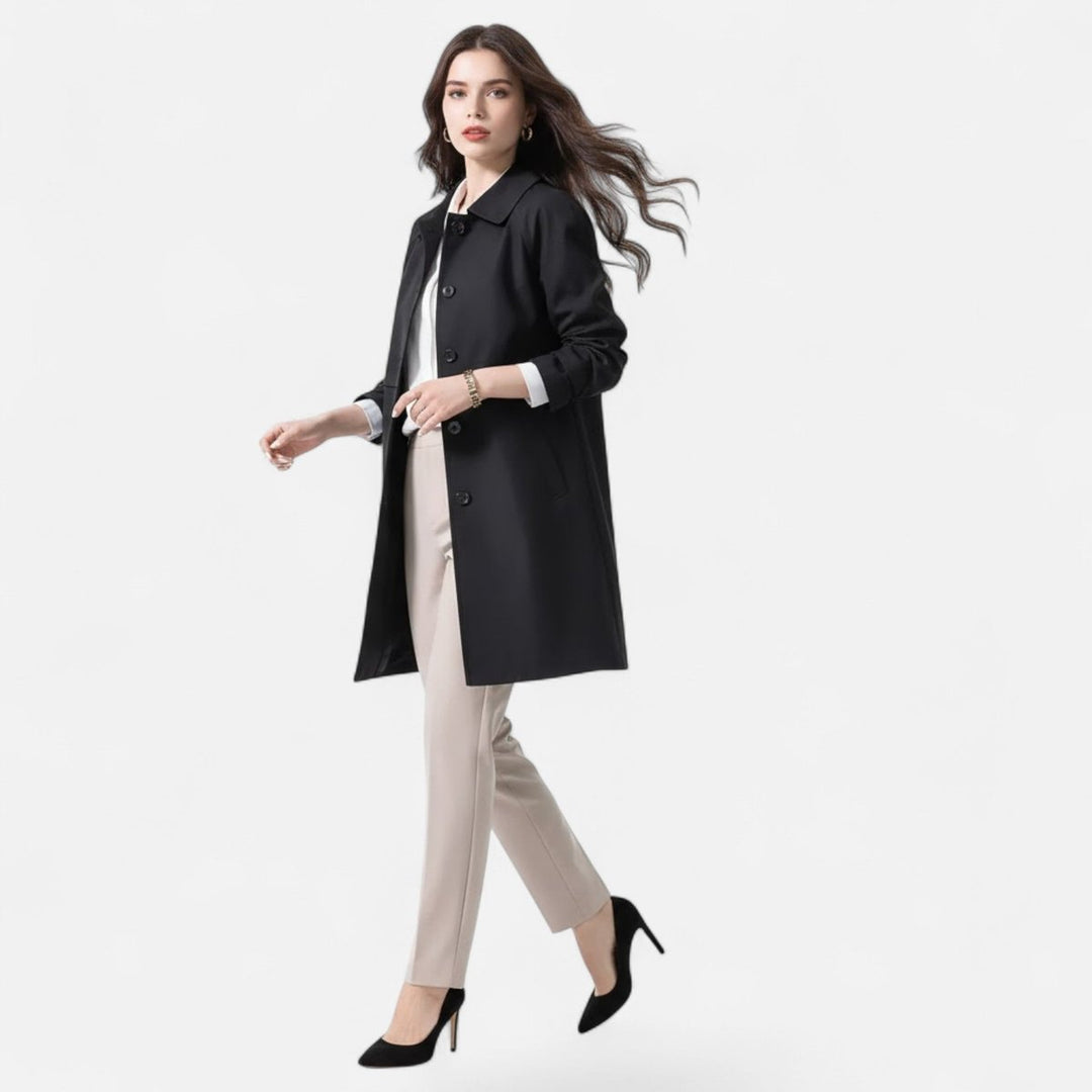 Sophie | Comfortable And Modern Midi Trench Coat