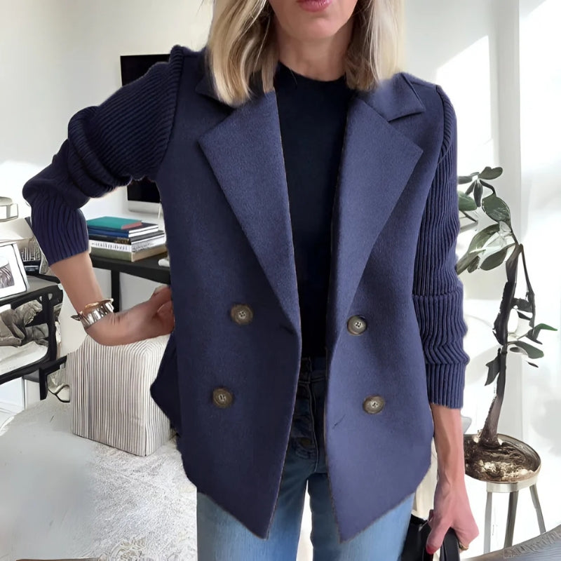 Victoria | Cozy And Sophisticated Knit Sweater Blazer