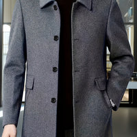 Lucas | Sophistication and Versatile Single-Breasted Trench Coat