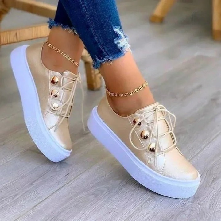 Sophia | Stylish And Supportive Orthopedic Platform Sneakers