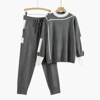 Maya | Modern and COmfortable High-Neck Sweater Set